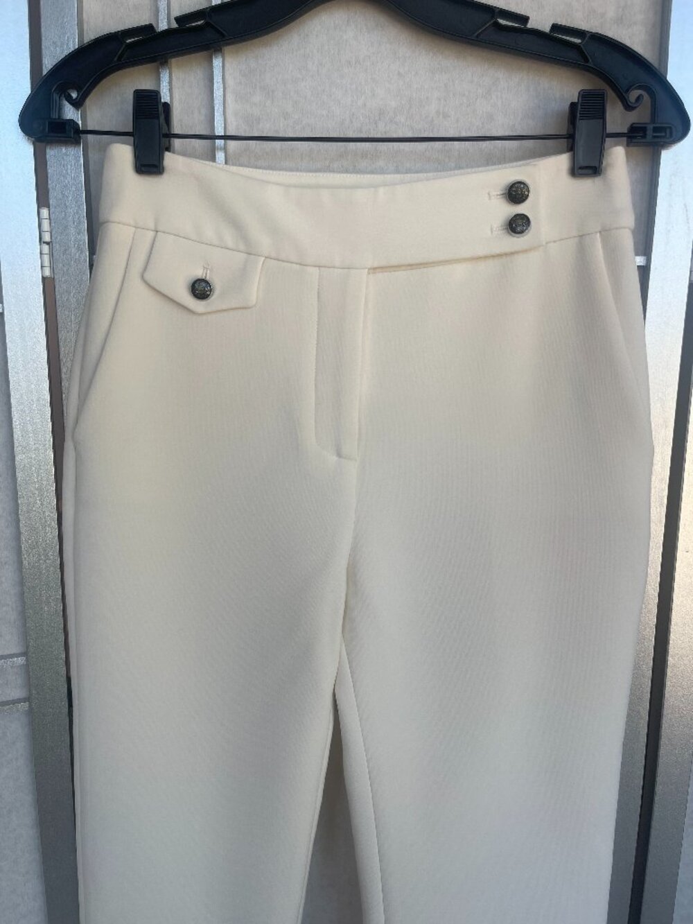 Veronica Beard Cream Renzo Pants sz 2 - Picture 2 of 7